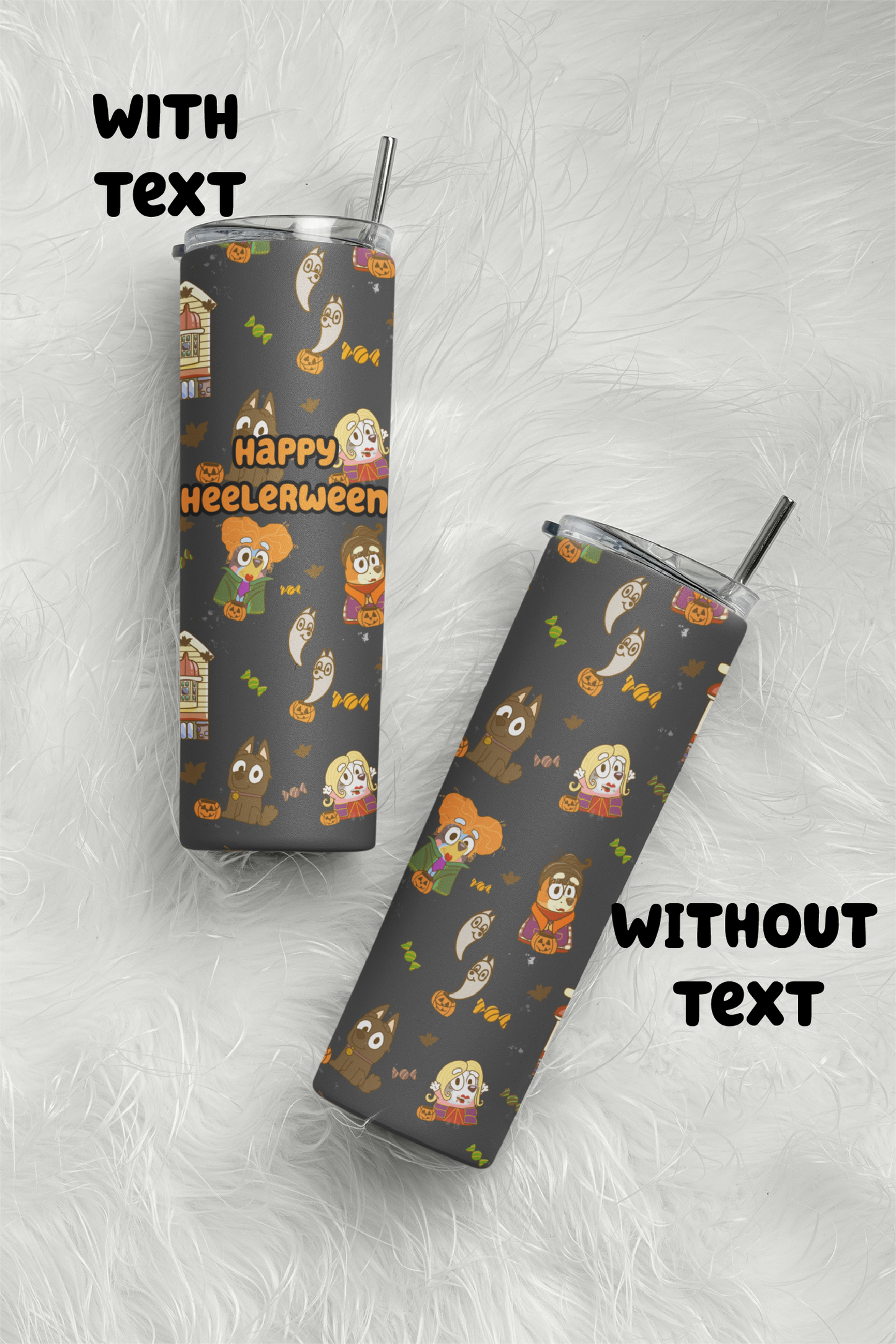 Heelerween 20 oz tumbler