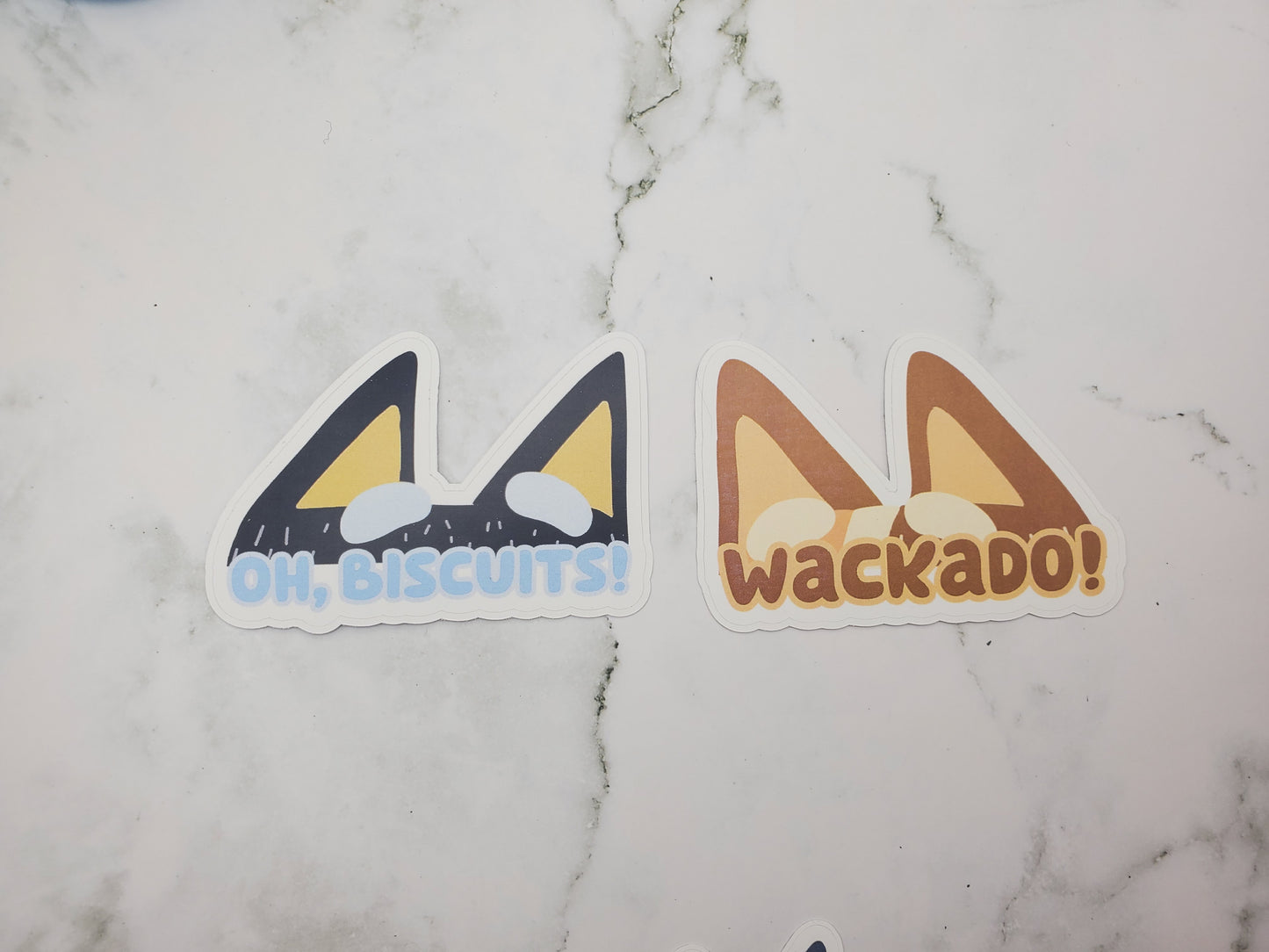 Heeler Family Ears and Quotes Stickers