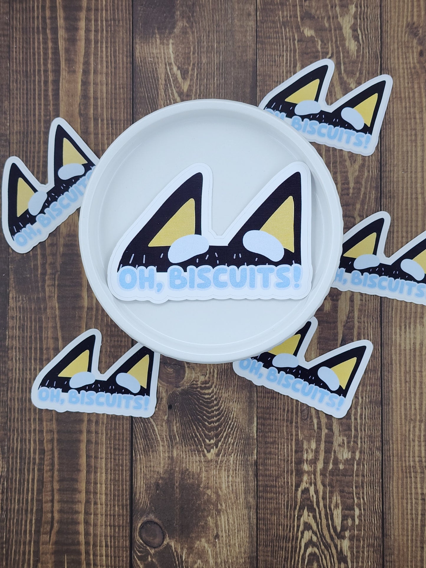 Heeler Family Ears and Quotes Stickers