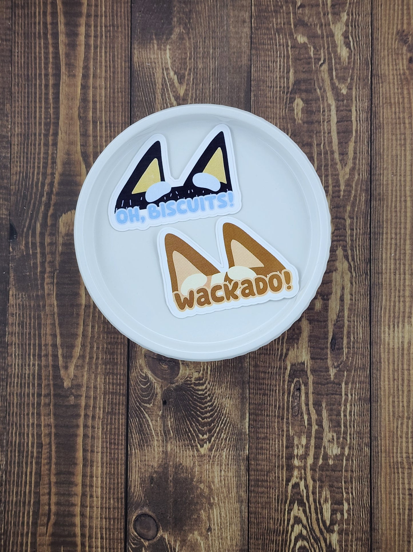 Heeler Family Ears and Quotes Stickers