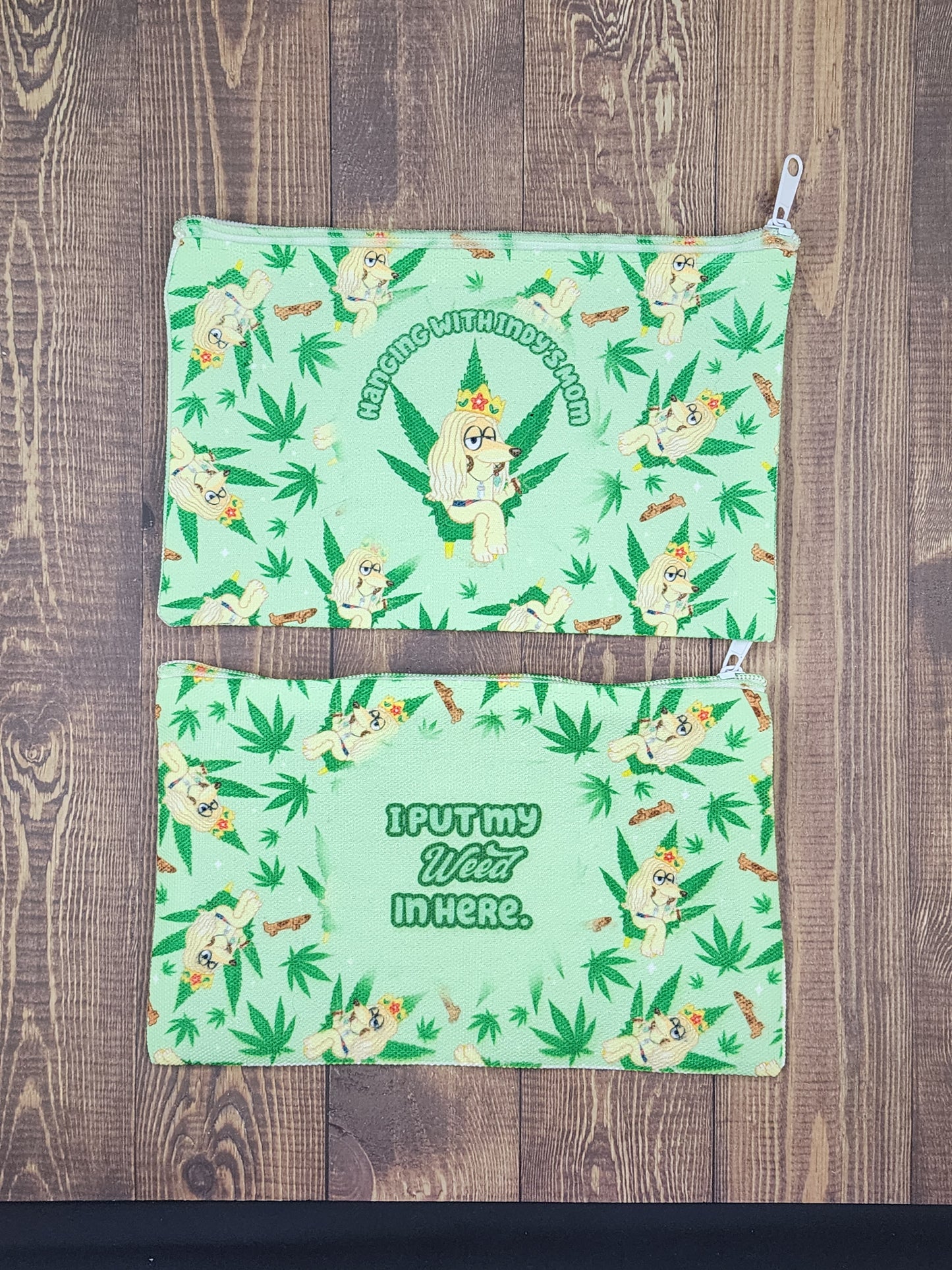 Indy's Mom zipper bag