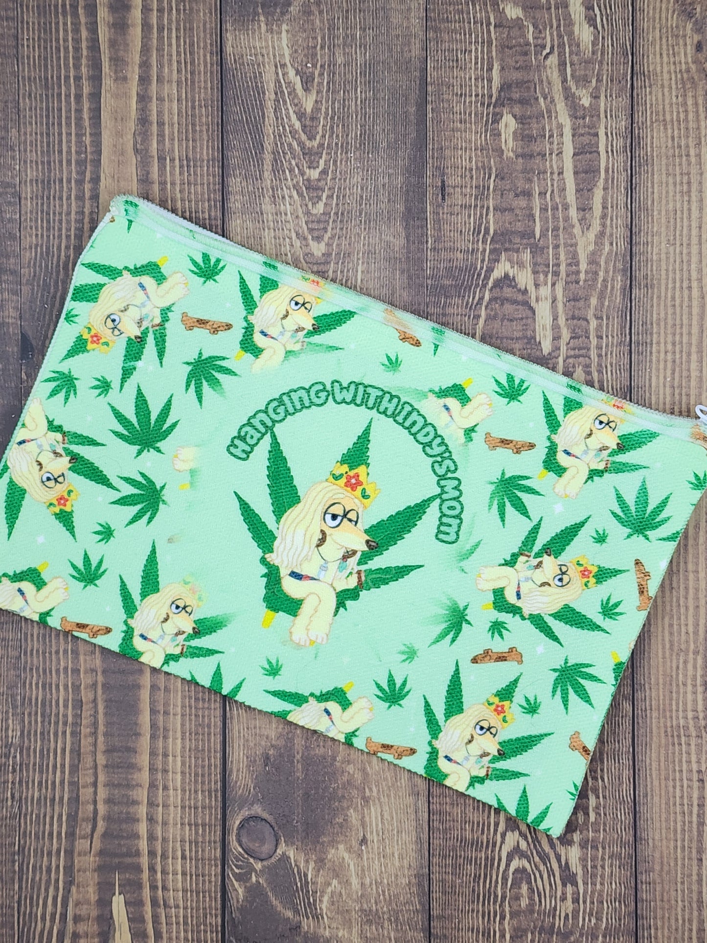 Indy's Mom zipper bag