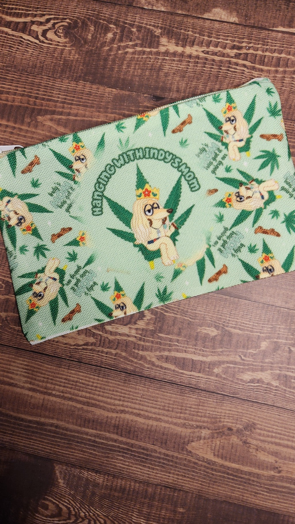 Indy's Mom zipper bag