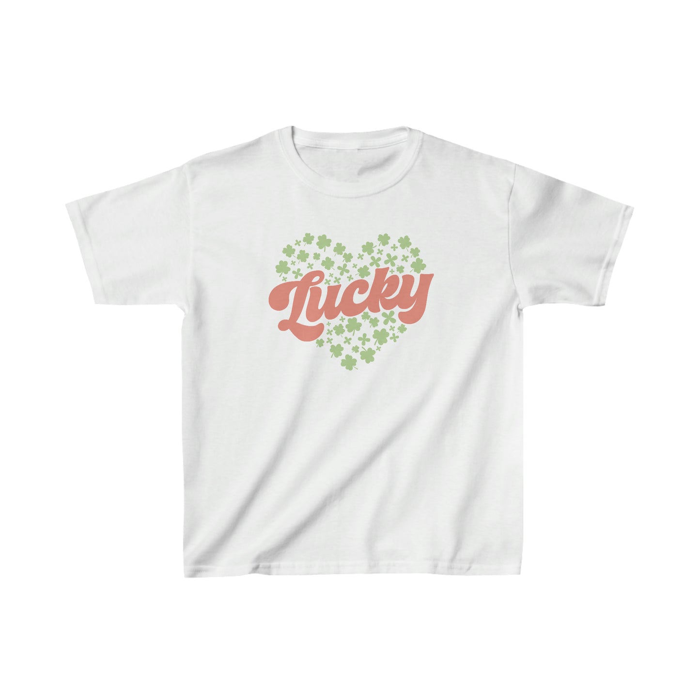 Lucky retro font Kids Heavy Cotton™ Tee