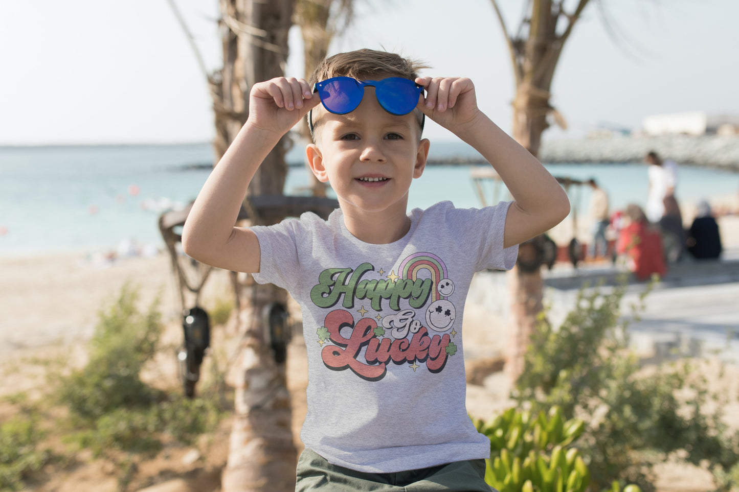 Happy go lucky kids saint patrick's day shirt