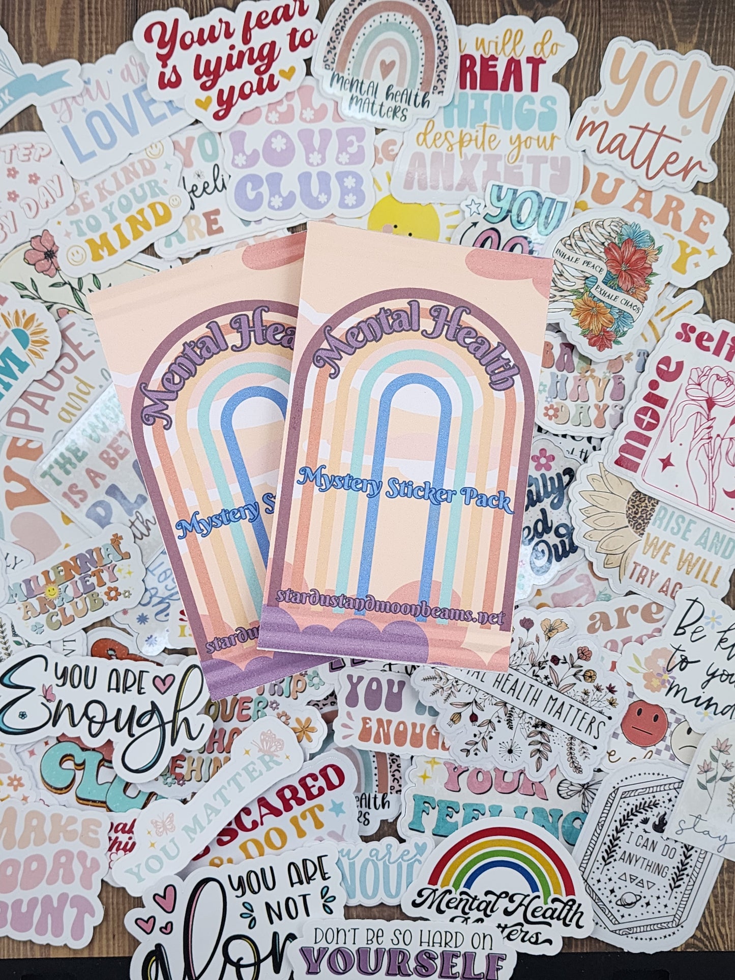 Mental Health Mystery Sticker Pack 5 stickers