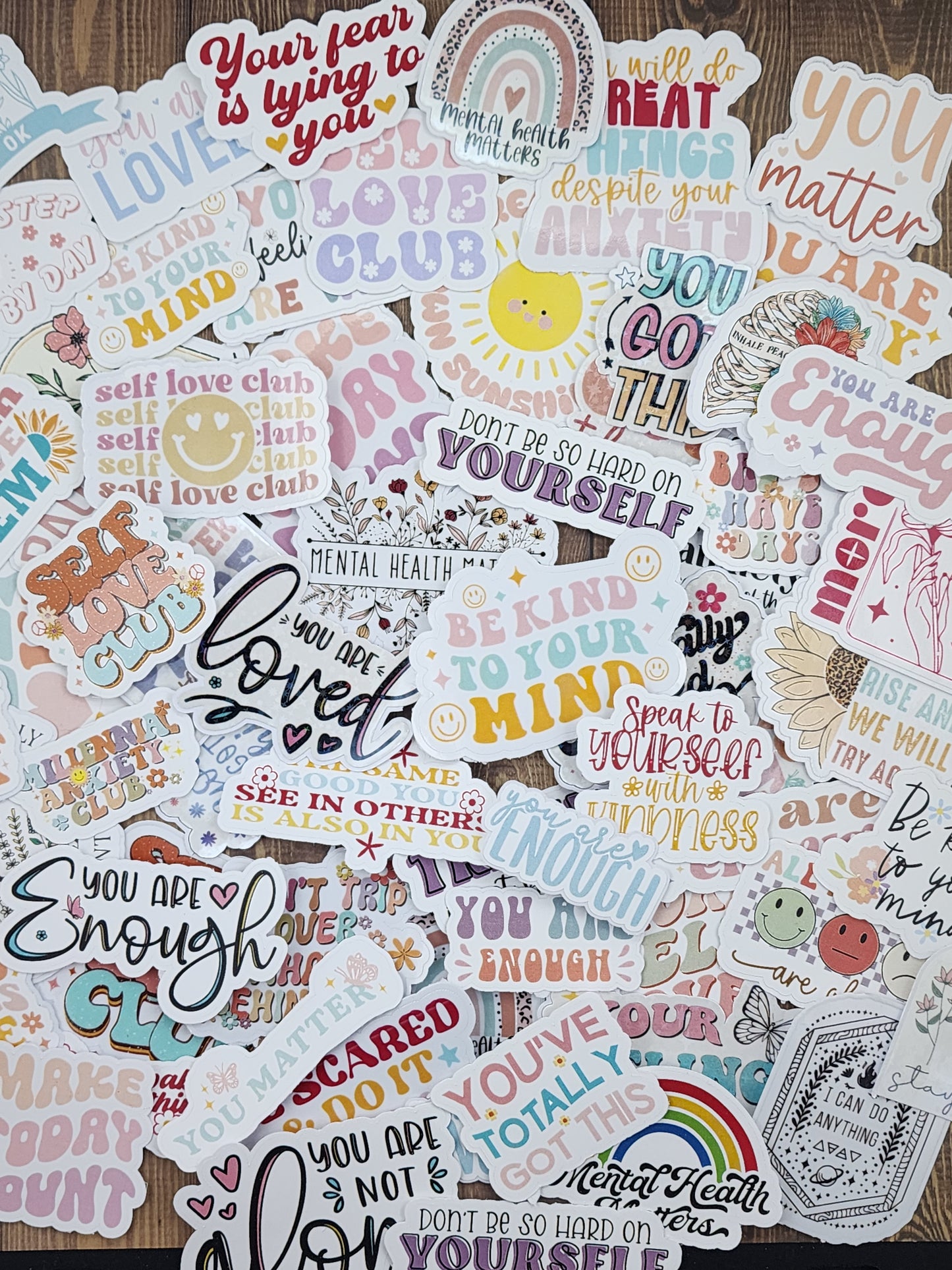 Mental Health Mystery Sticker Pack 5 stickers