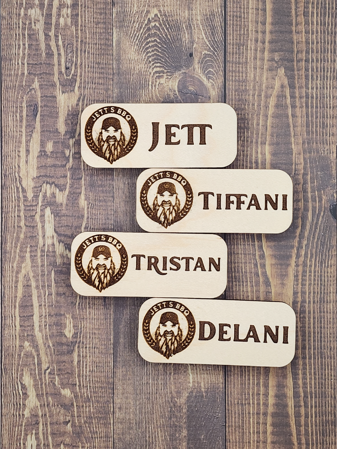 Custom Wooden or Acrylic Name Badge