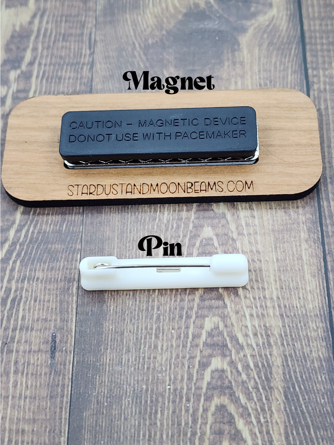 Custom Wooden or Acrylic Name Badge