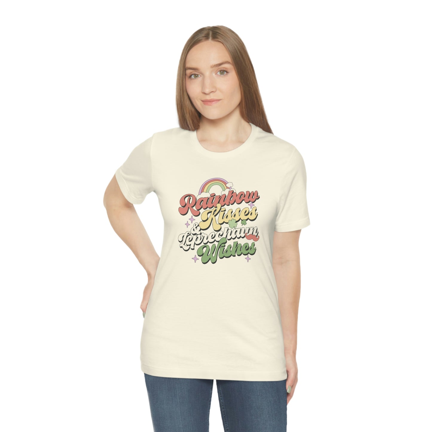 Rainbow Kisses and Leprechaun Kisses Saint Paddy's Day shirt