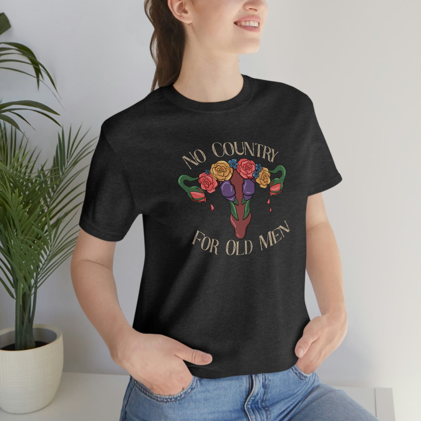 No country for old men floral uterus shirt