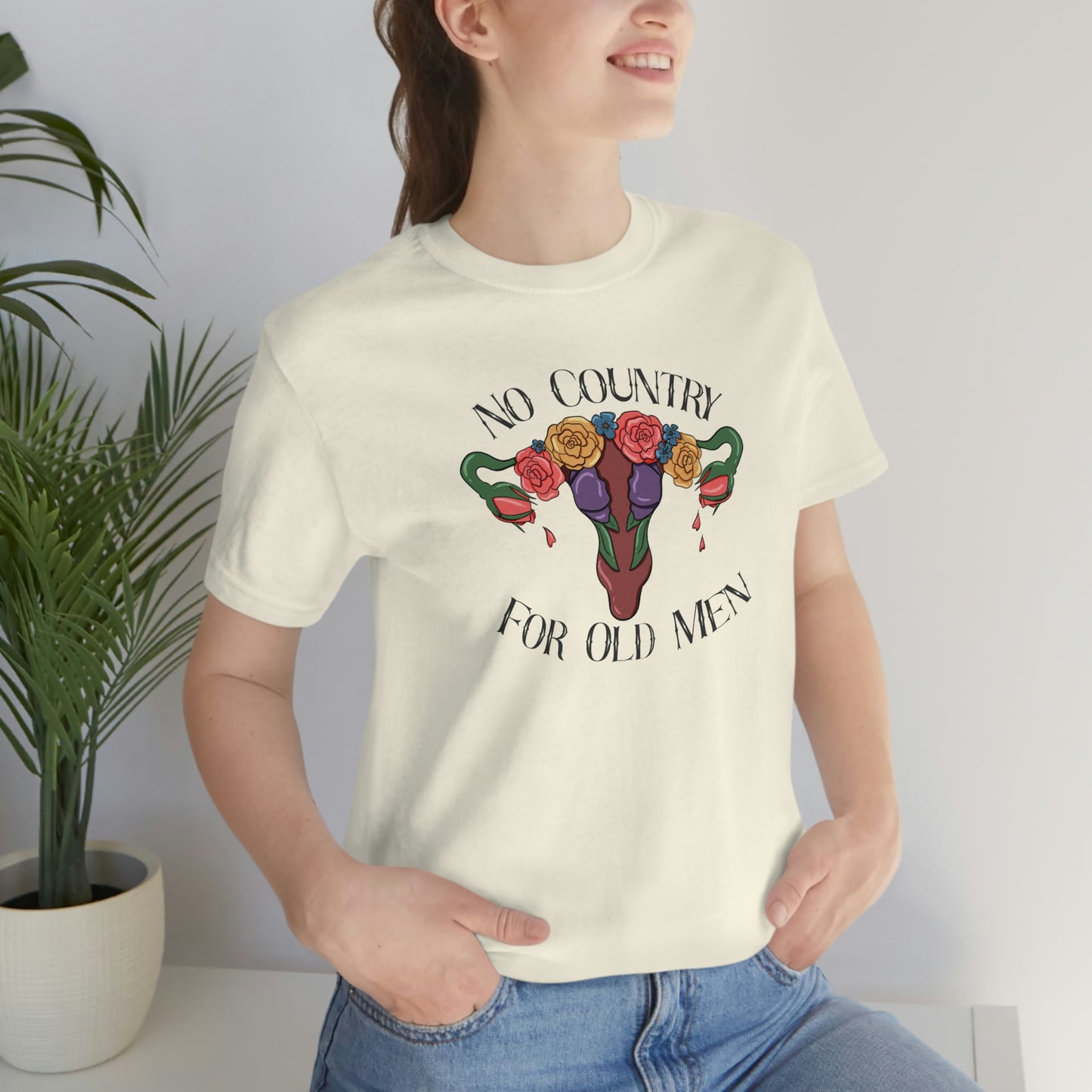 No country for old men floral uterus shirt