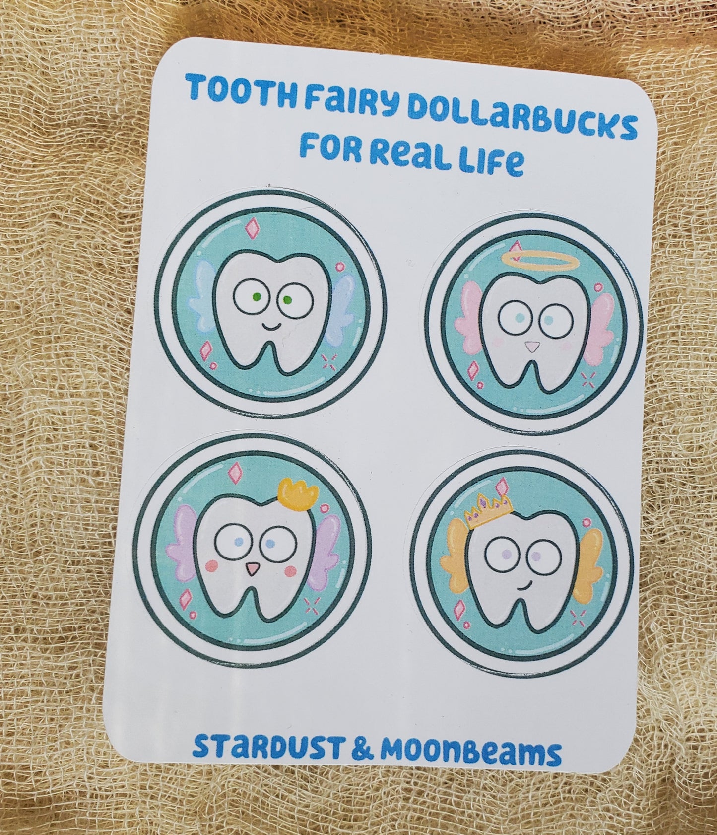 Toothfairy Dollarbucks Stickers