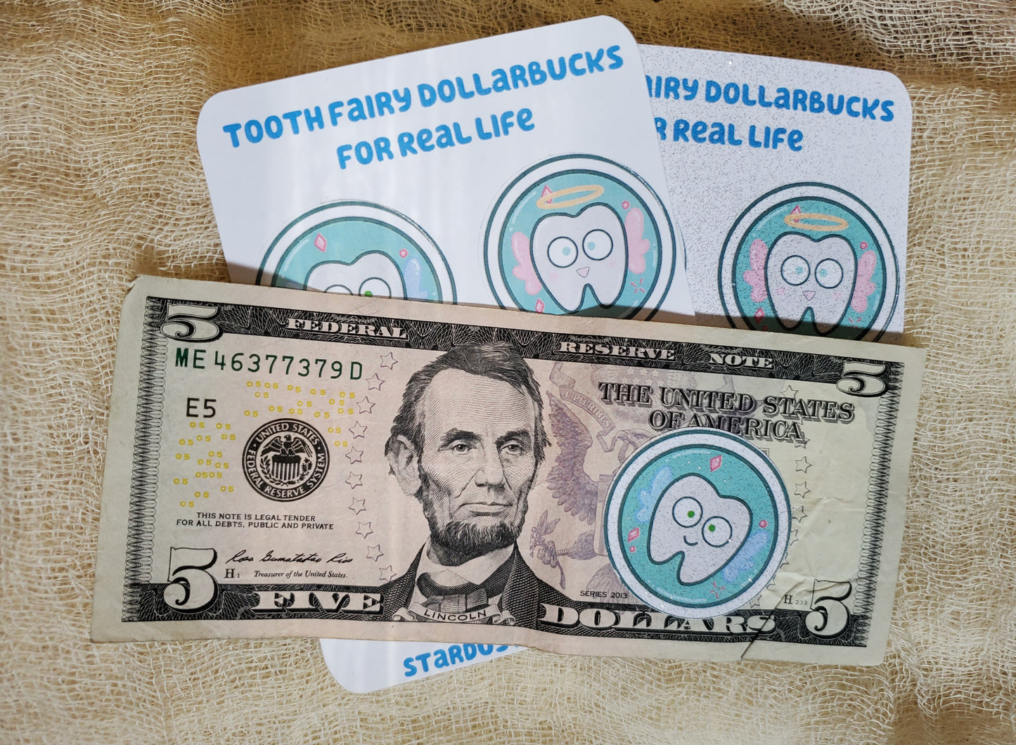 Toothfairy Dollarbucks Stickers