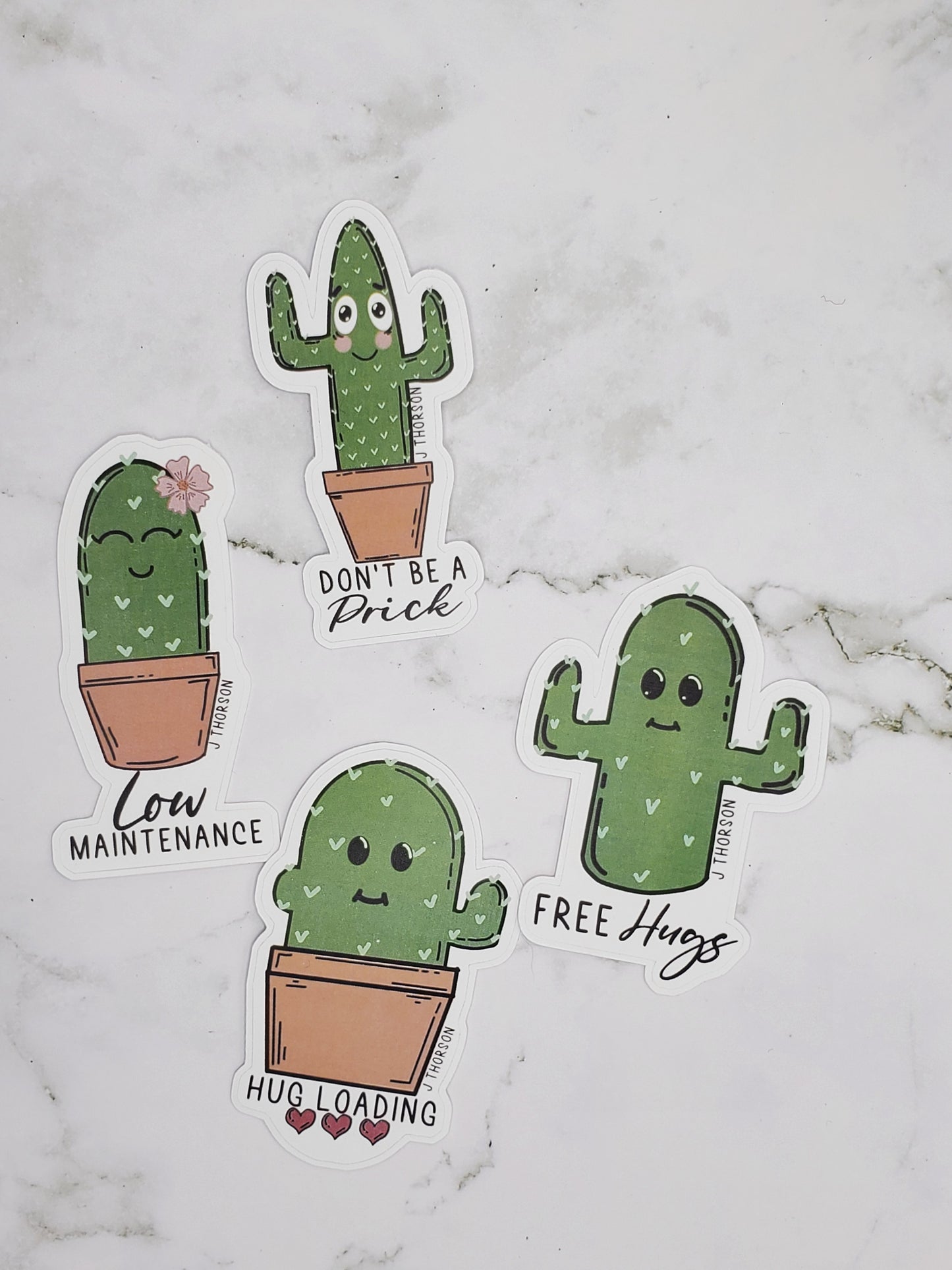 Cute Cactus Stickers