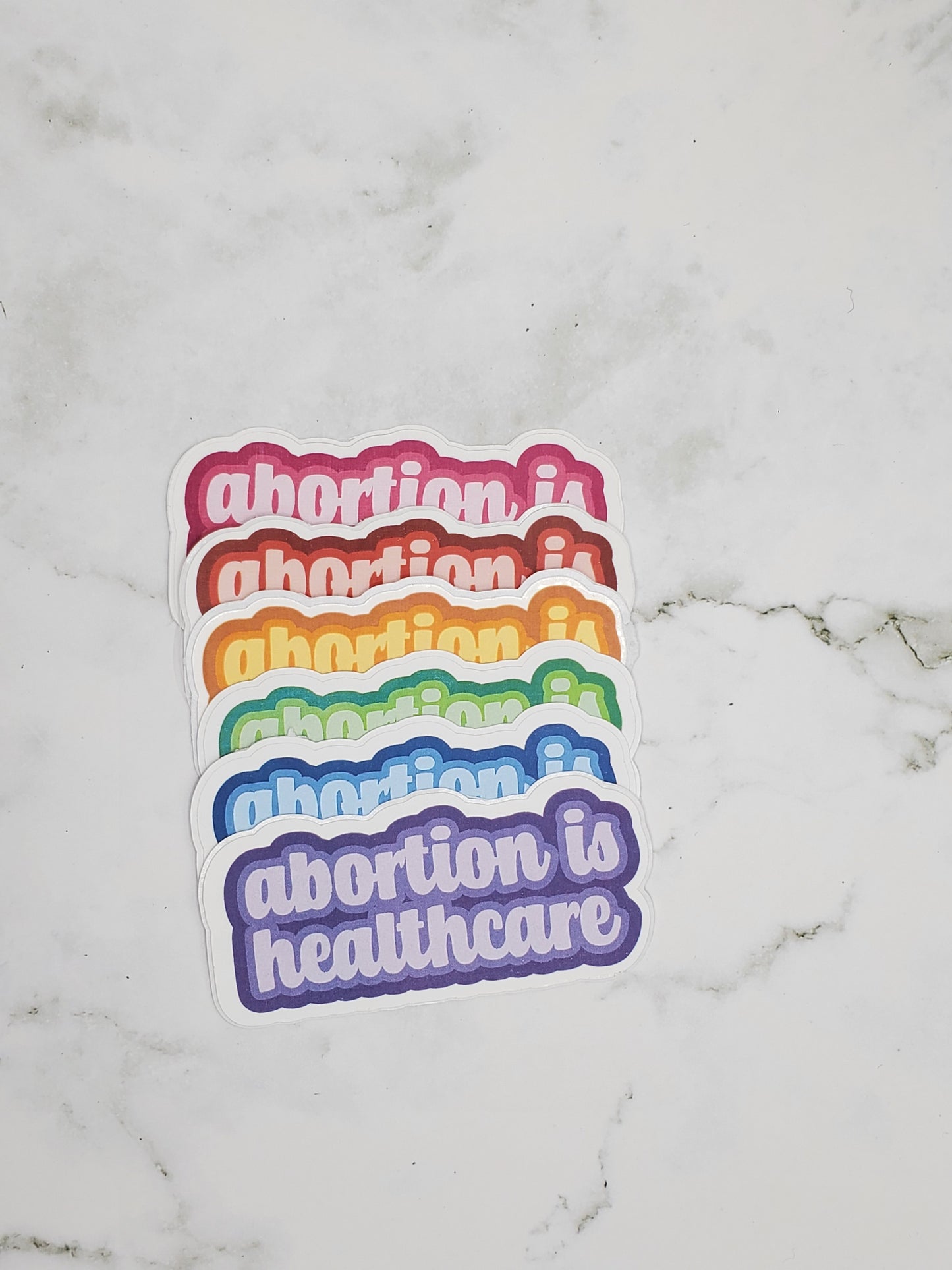 Abortion is healthcare stickers