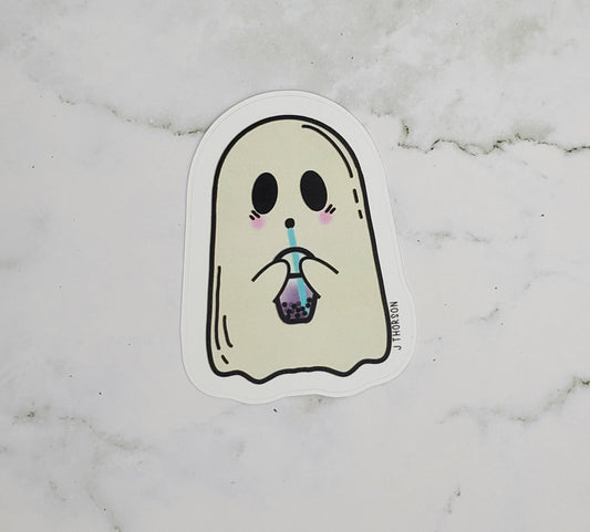 Spooky Haunted Halloween Ghost Stickers