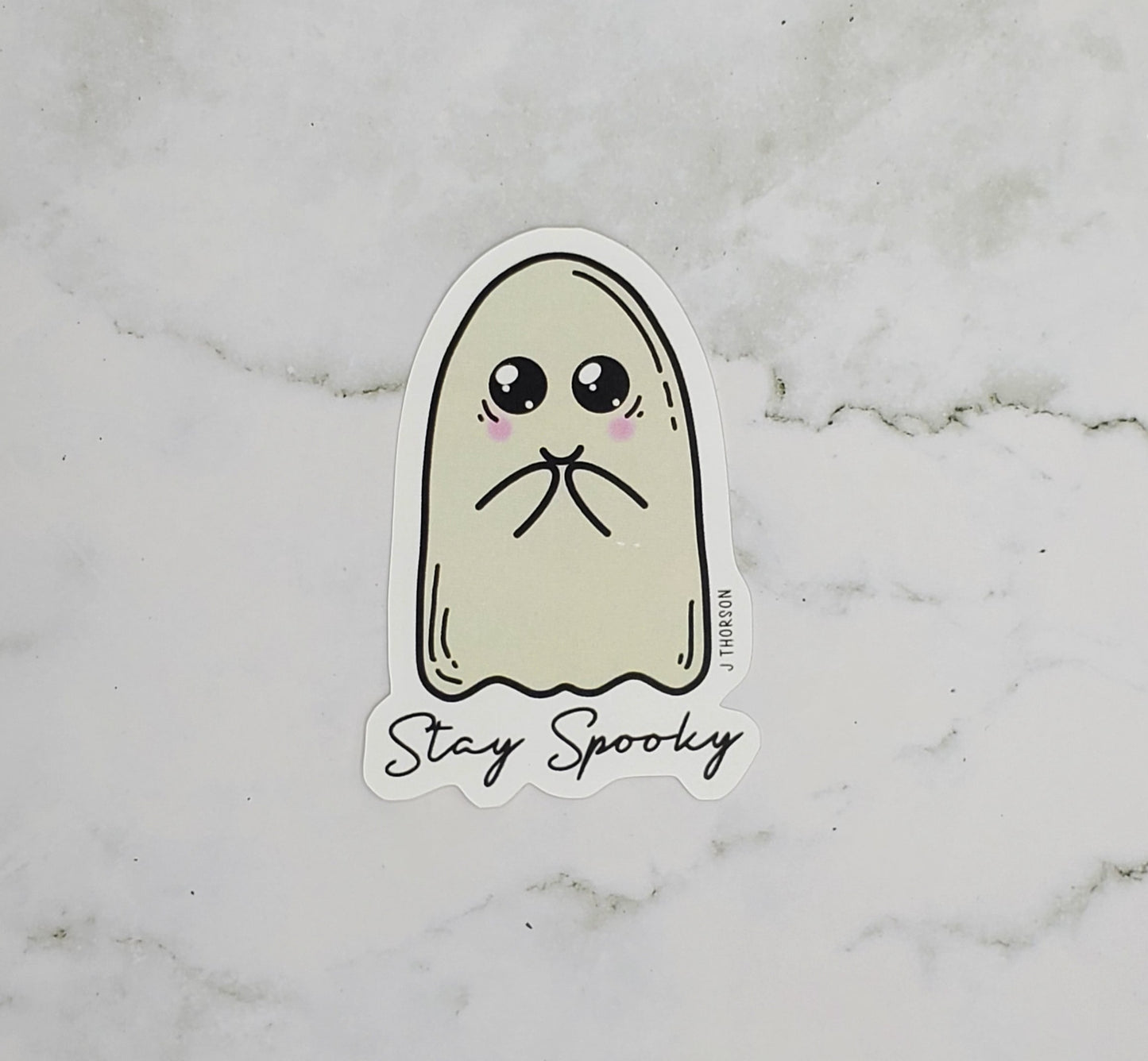 Spooky Haunted Halloween Ghost Stickers