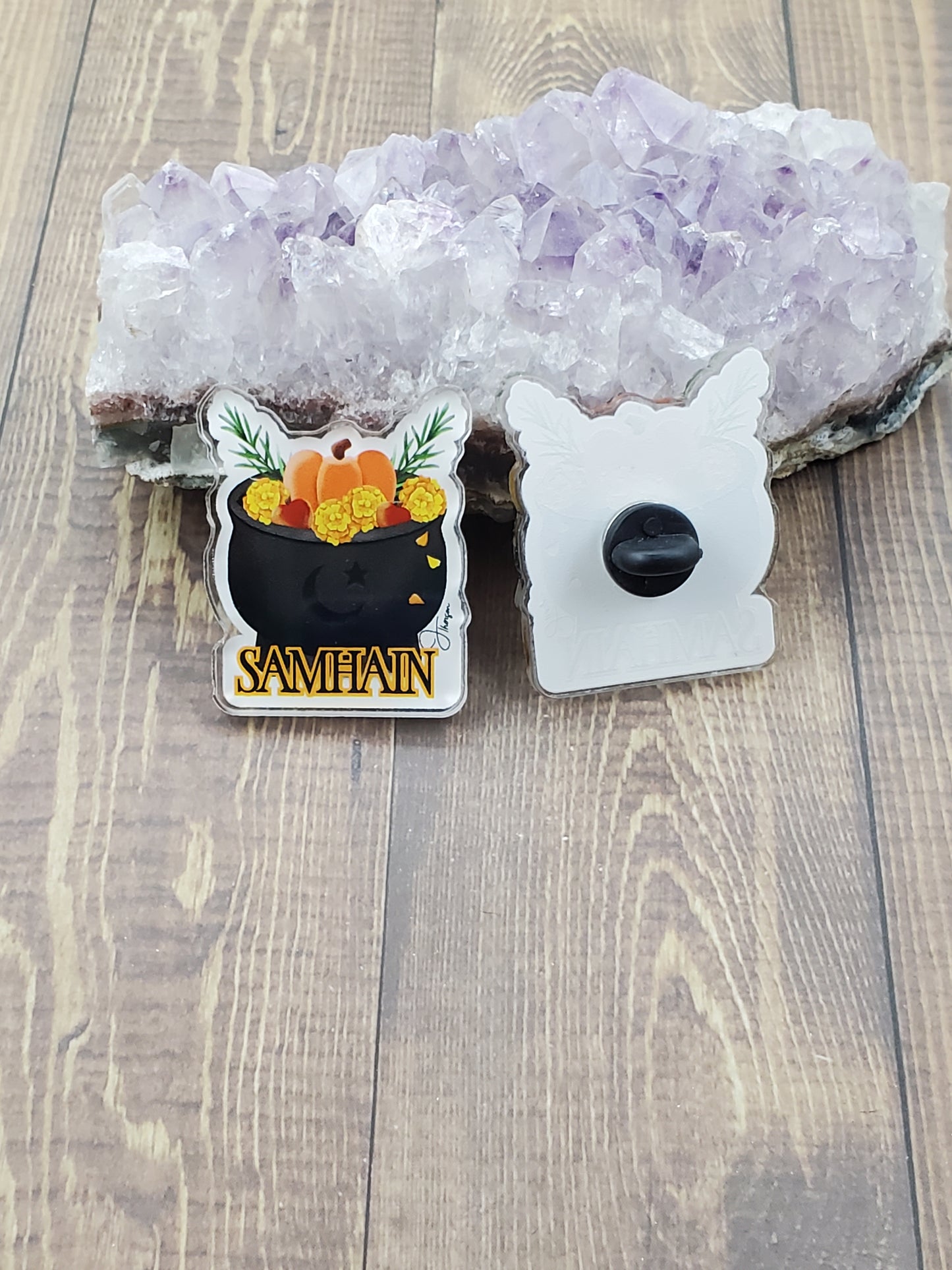 Samhain Cauldron Pin