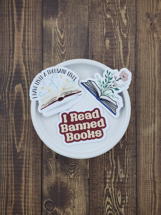 Book or Kindle Stickers