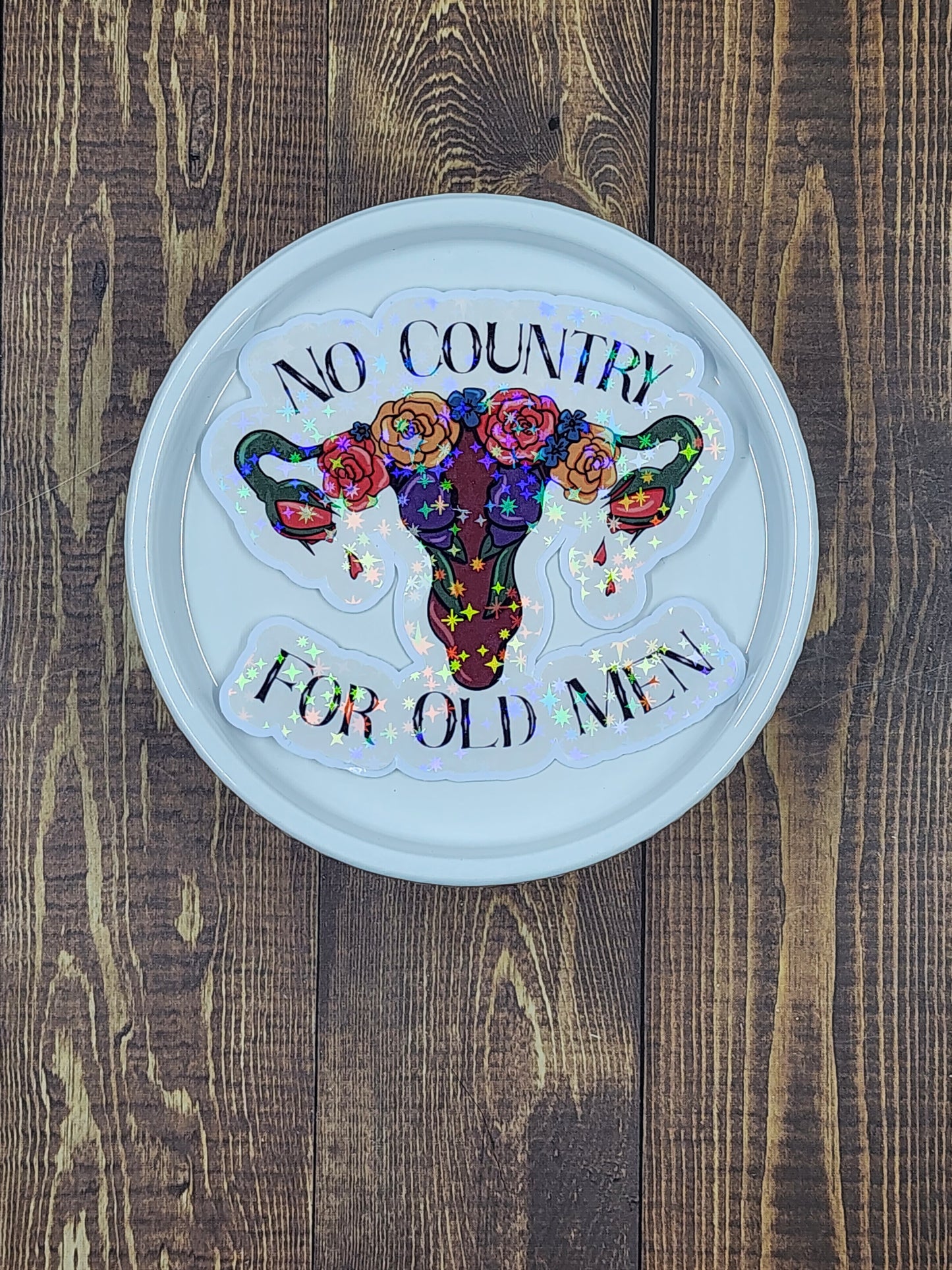 No Country For Old Men Feminist Reproductive Rights Sticker