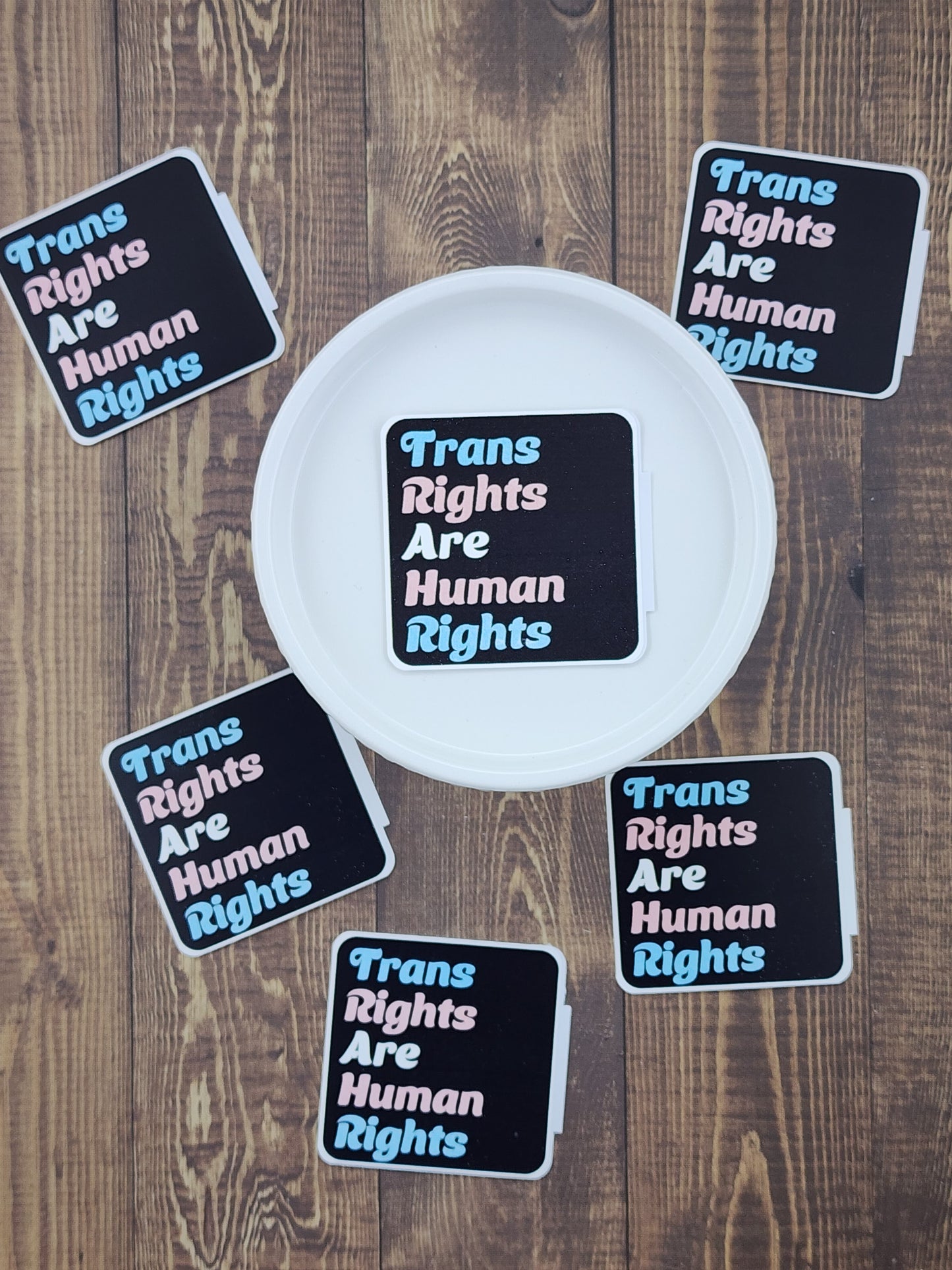 Trans rights are human rights sticker