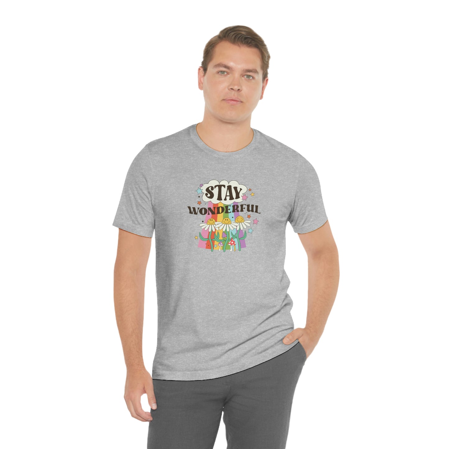 stay wonderful rainbow shirt