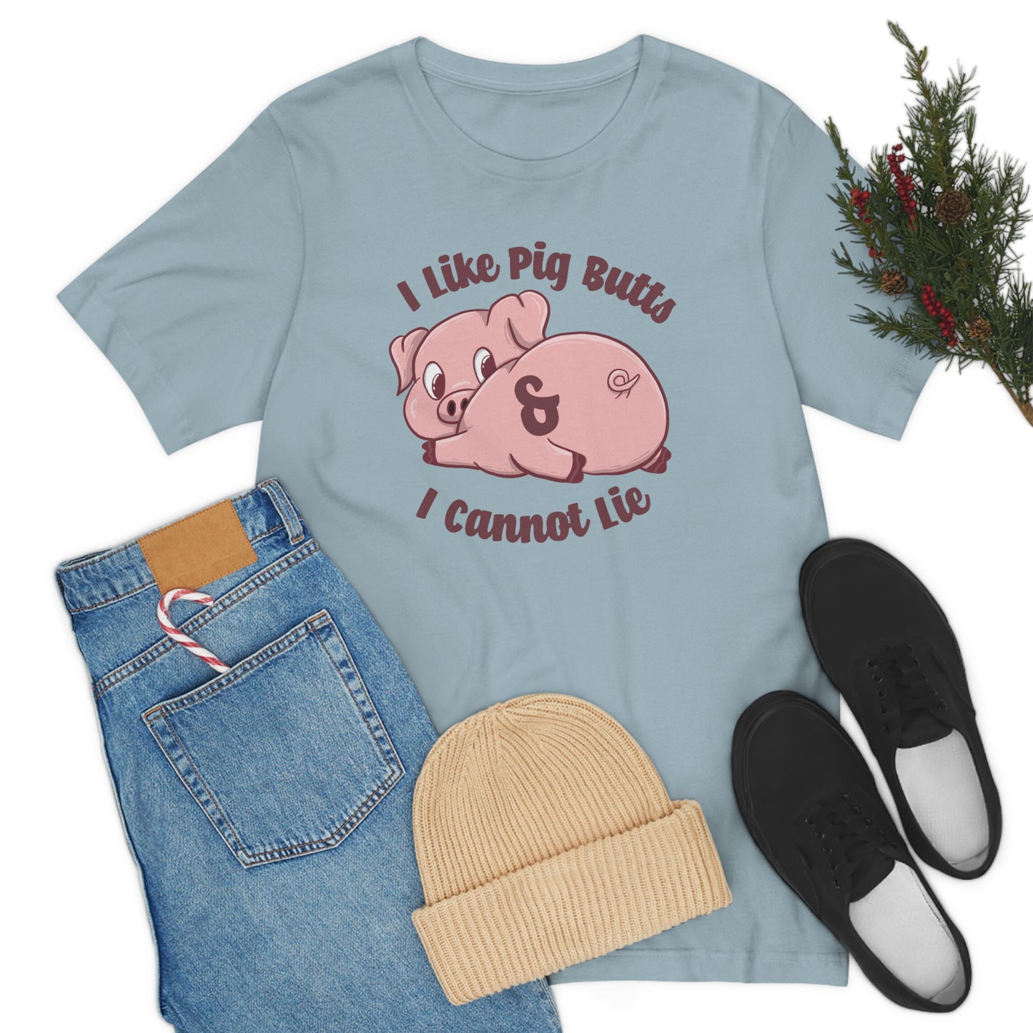 I like pig butts and I cannot lie Pig gift shirt