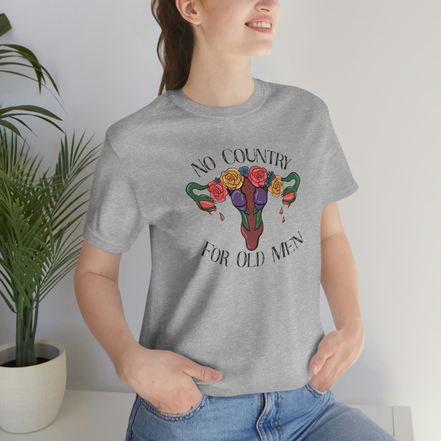 No country for old men floral uterus shirt