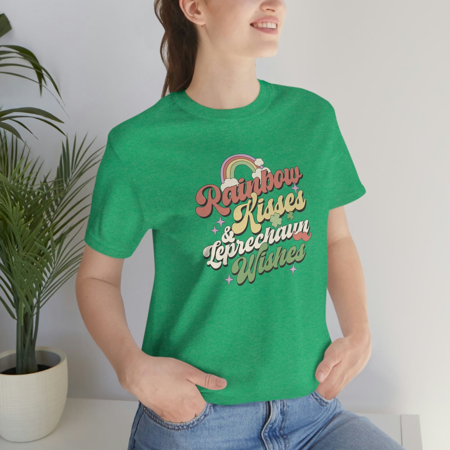 Rainbow Kisses and Leprechaun Kisses Saint Paddy's Day shirt