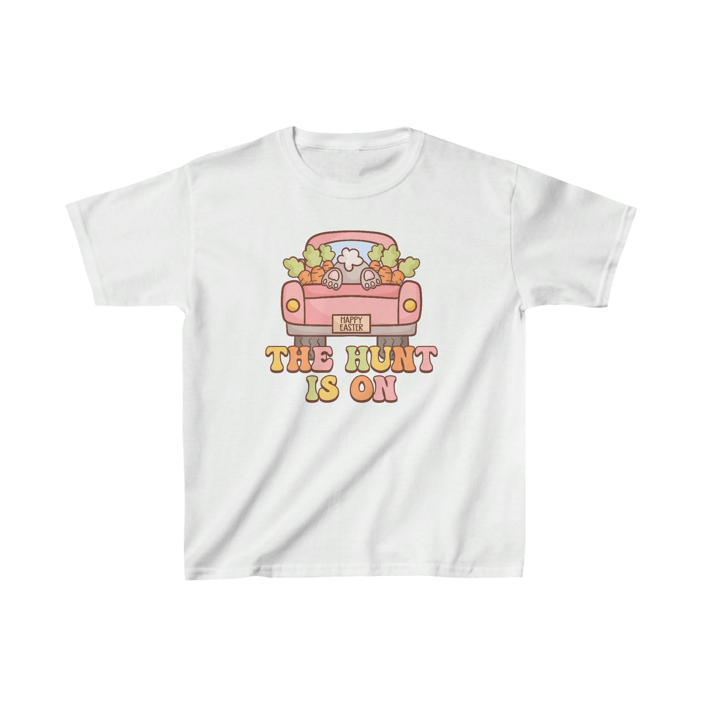 The hunt is on kids Easter shirt