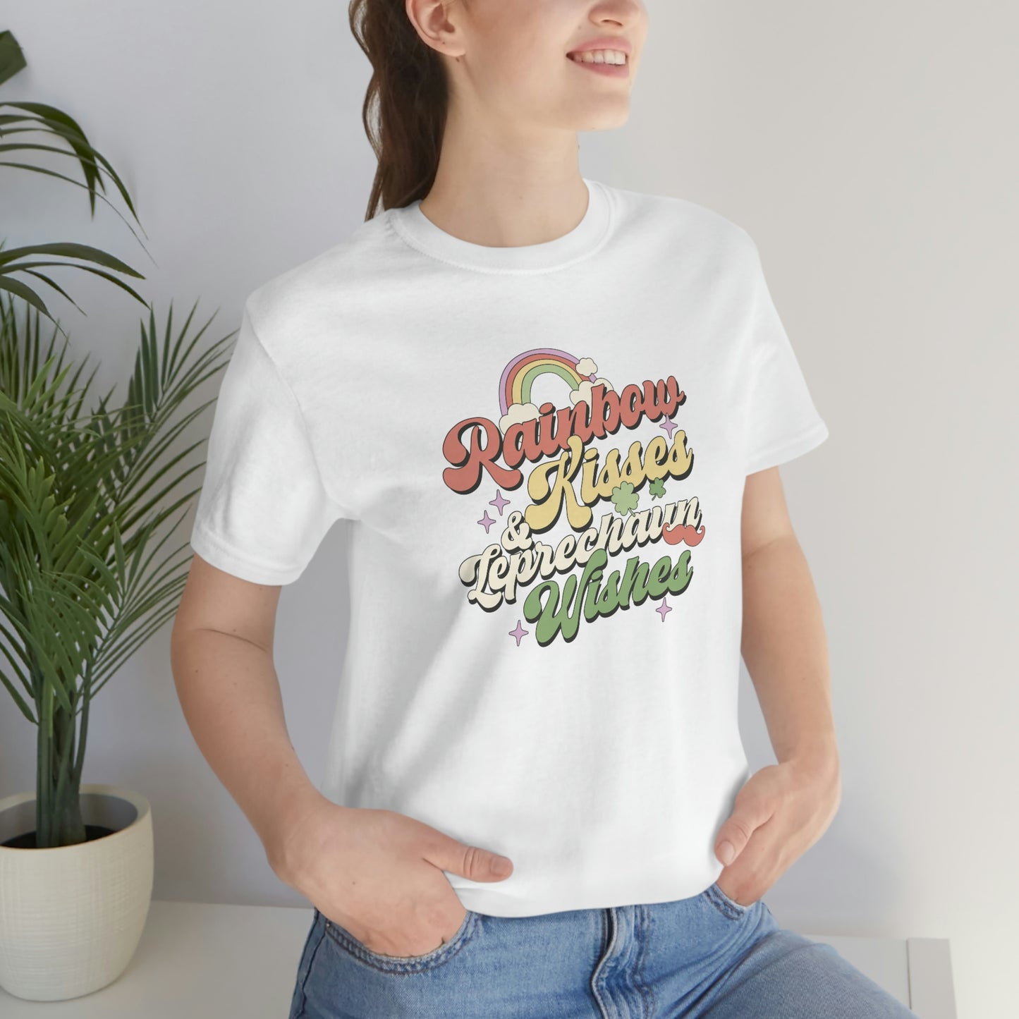 Rainbow Kisses and Leprechaun Kisses Saint Paddy's Day shirt