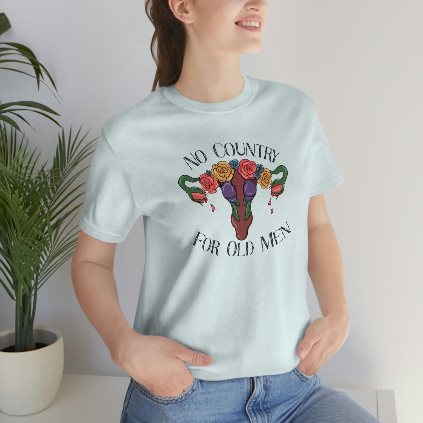 No country for old men floral uterus shirt