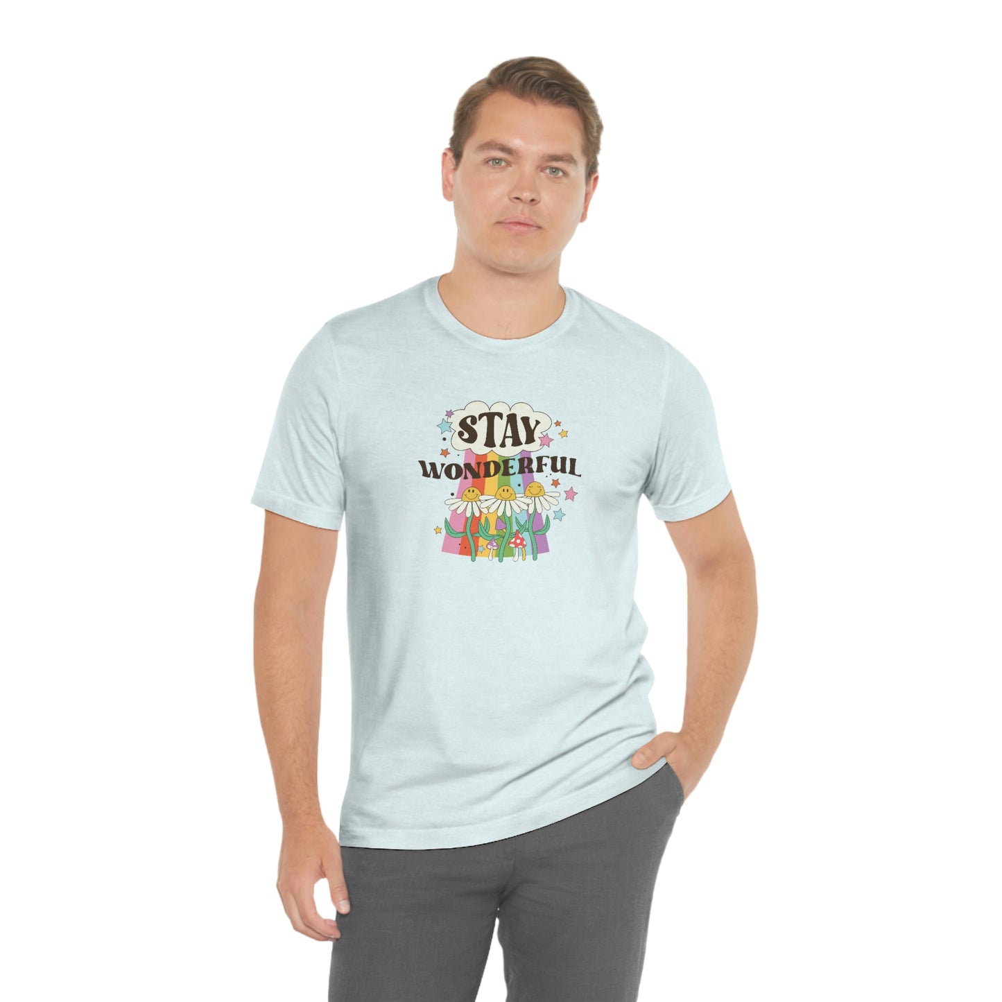 stay wonderful rainbow shirt