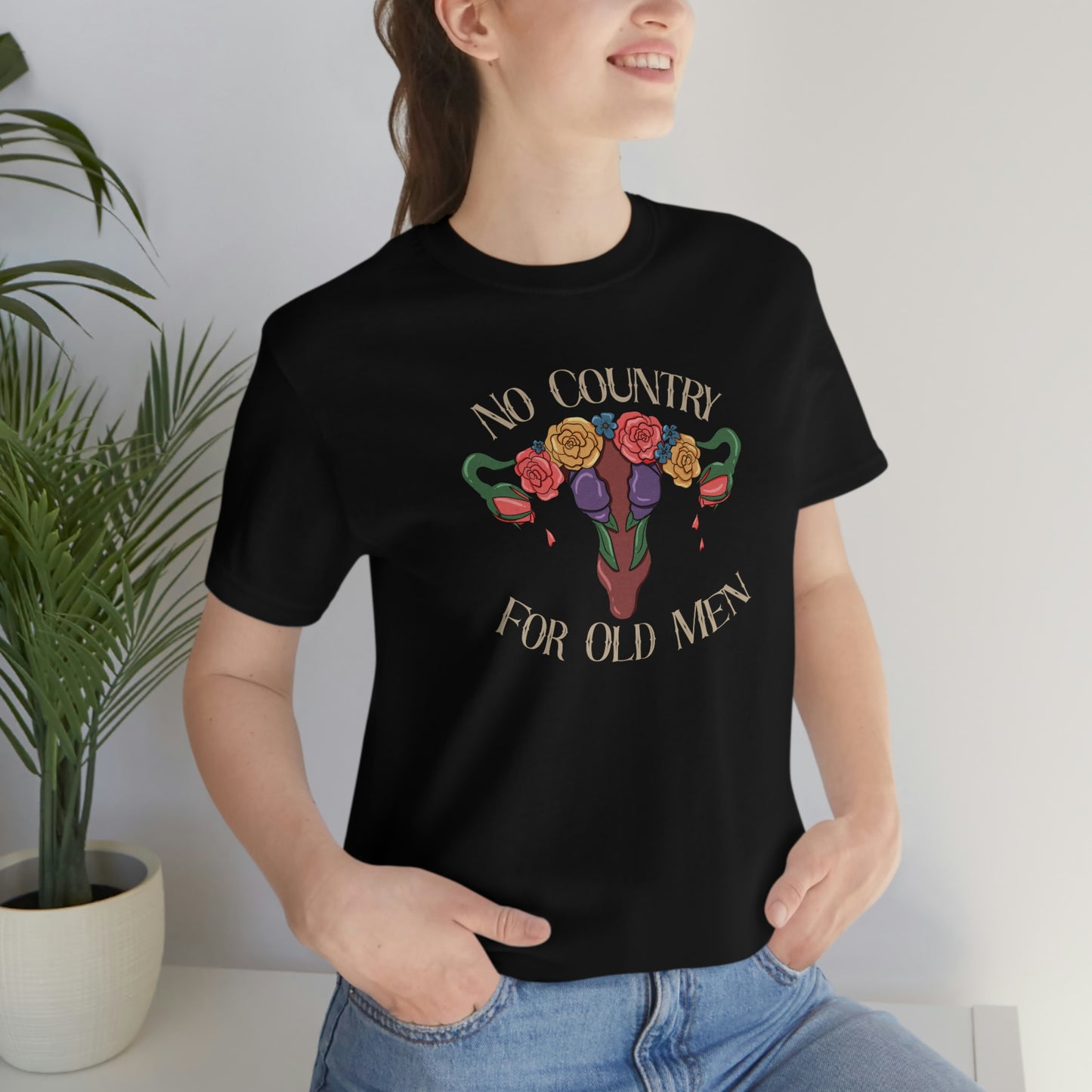 No country for old men floral uterus shirt