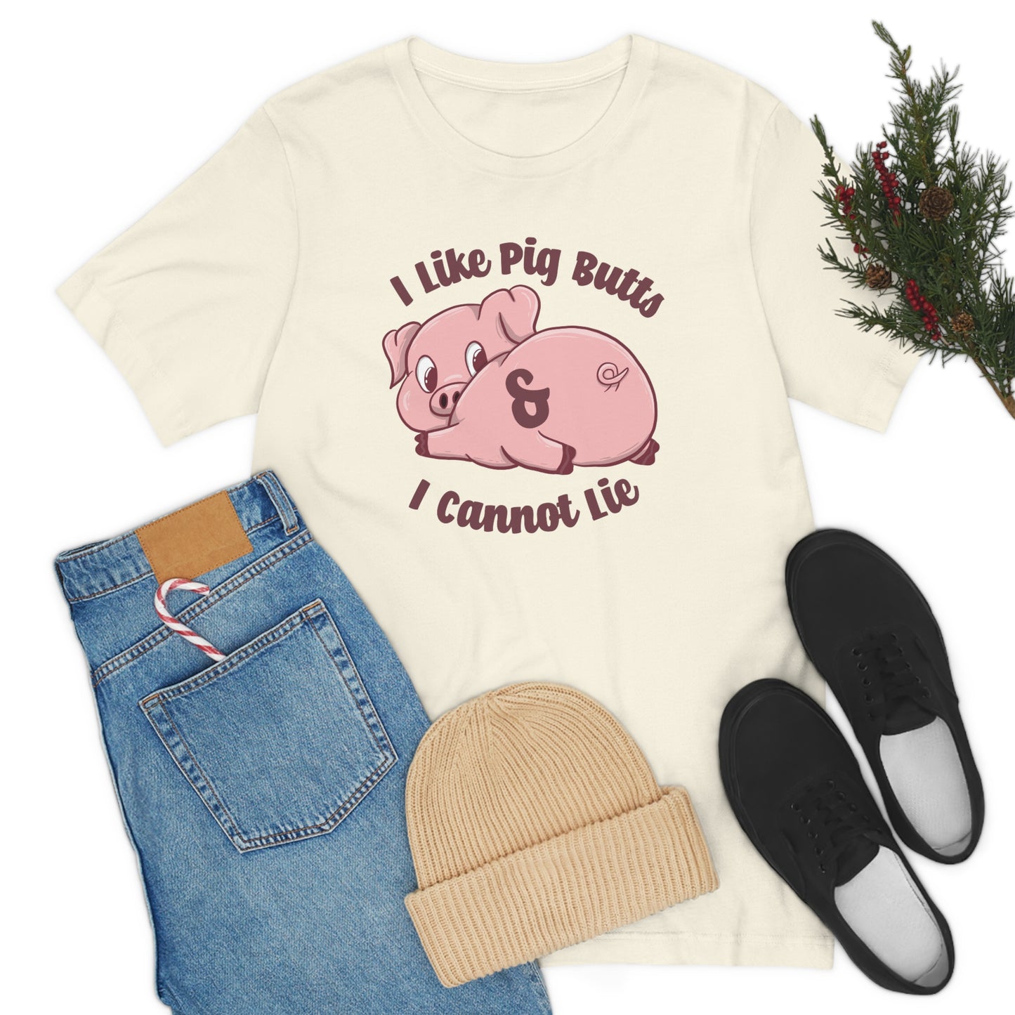 I like pig butts and I cannot lie Pig gift shirt