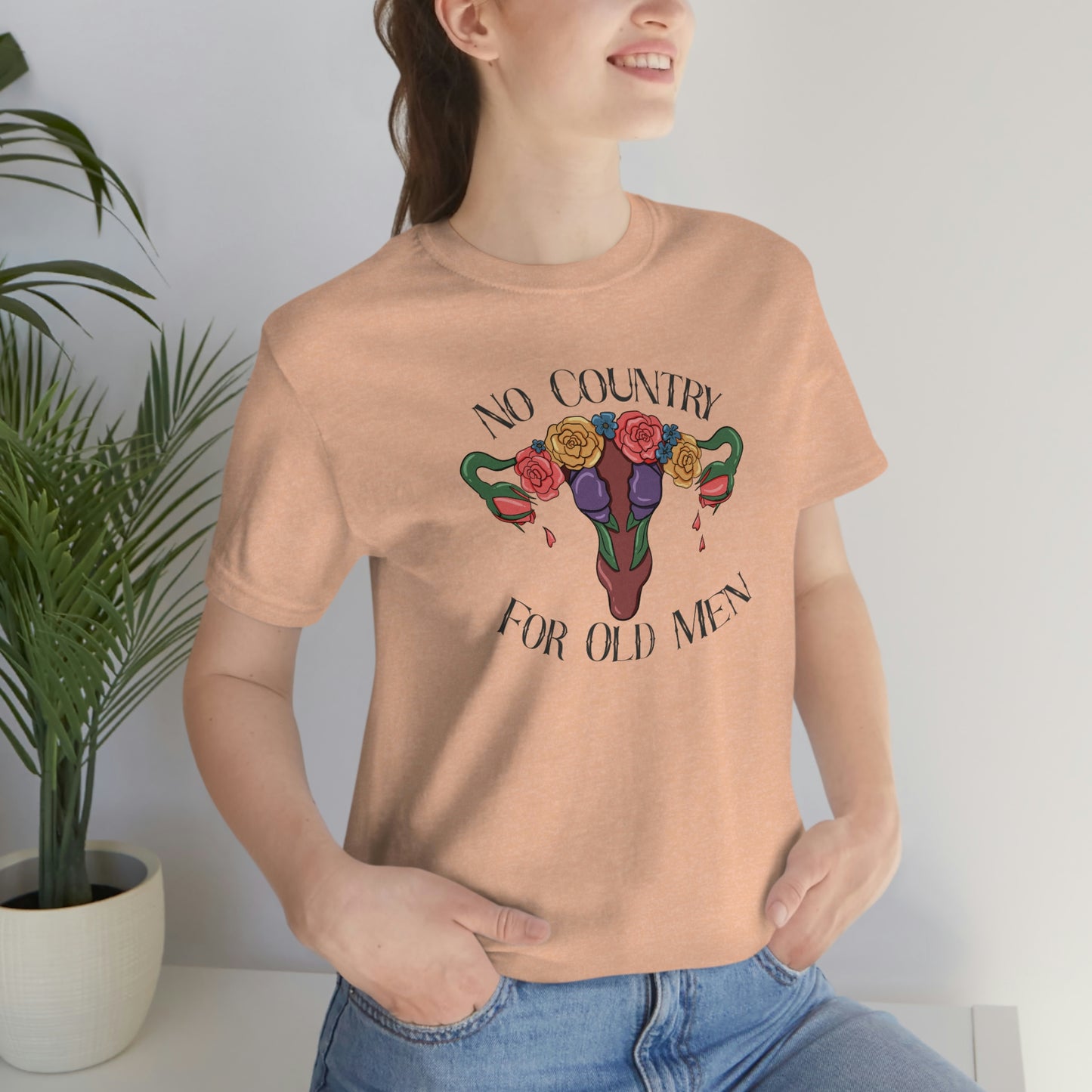 No country for old men floral uterus shirt