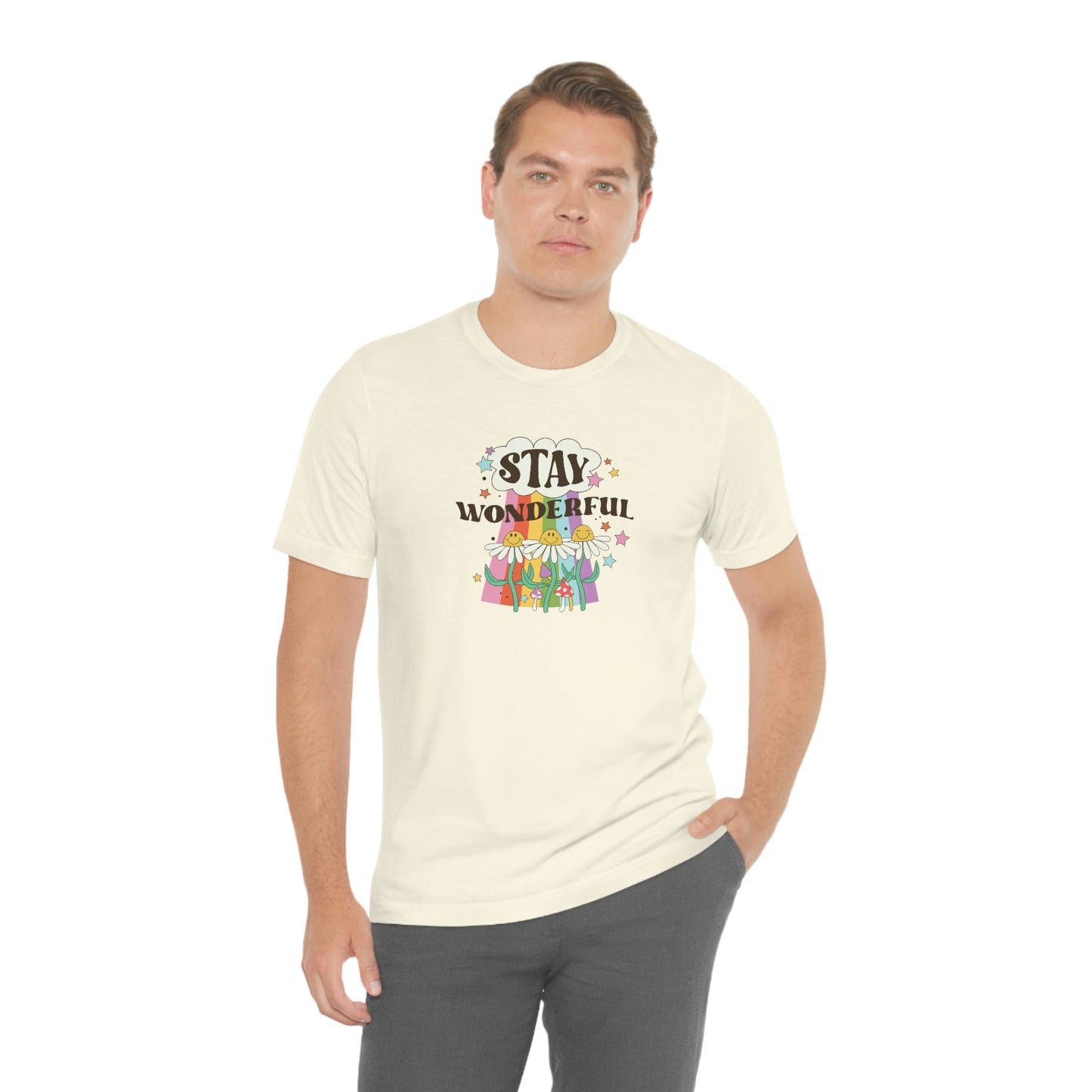 stay wonderful rainbow shirt