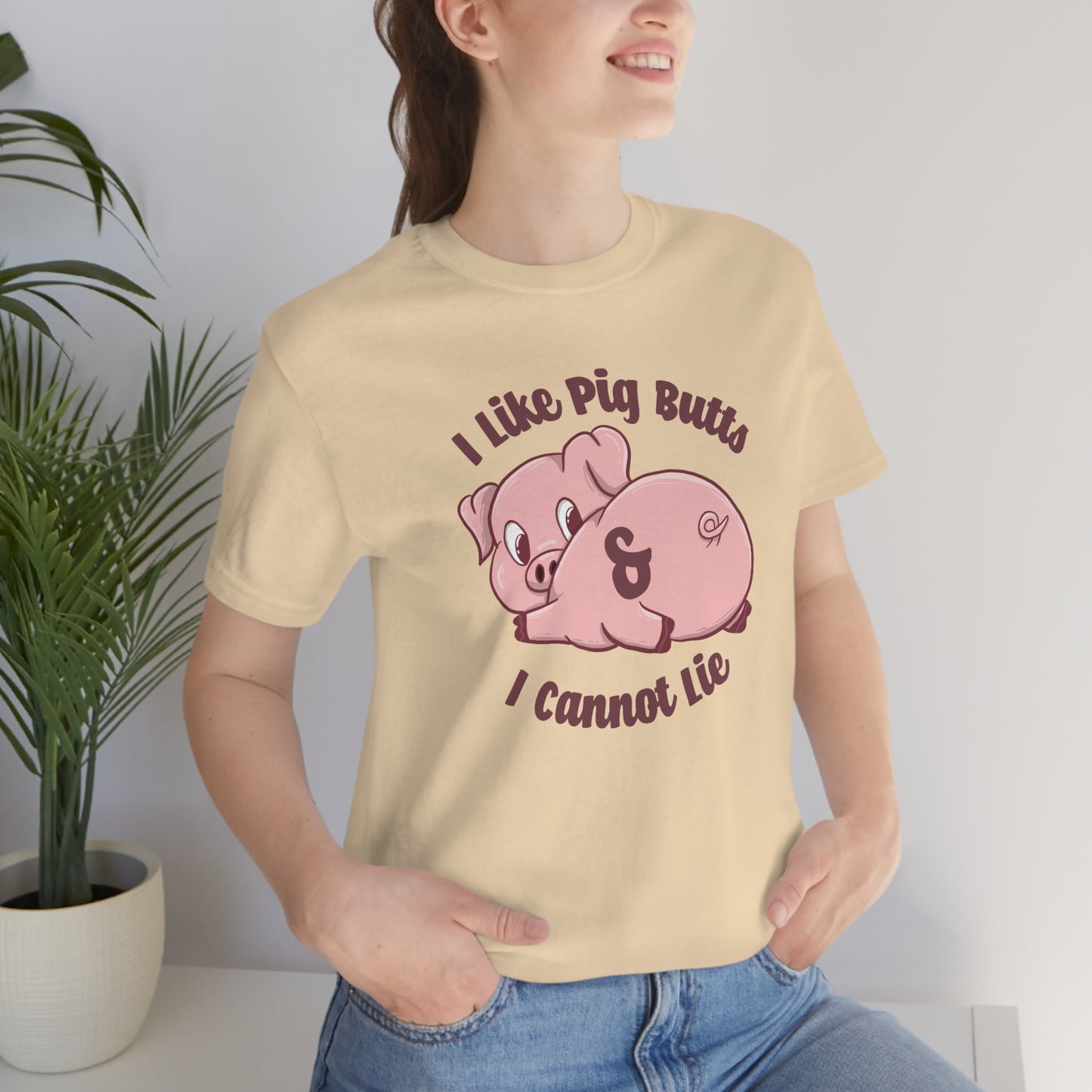 I like pig butts and I cannot lie Pig gift shirt