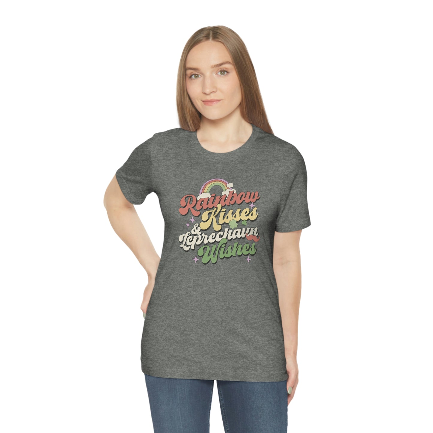 Rainbow Kisses and Leprechaun Kisses Saint Paddy's Day shirt