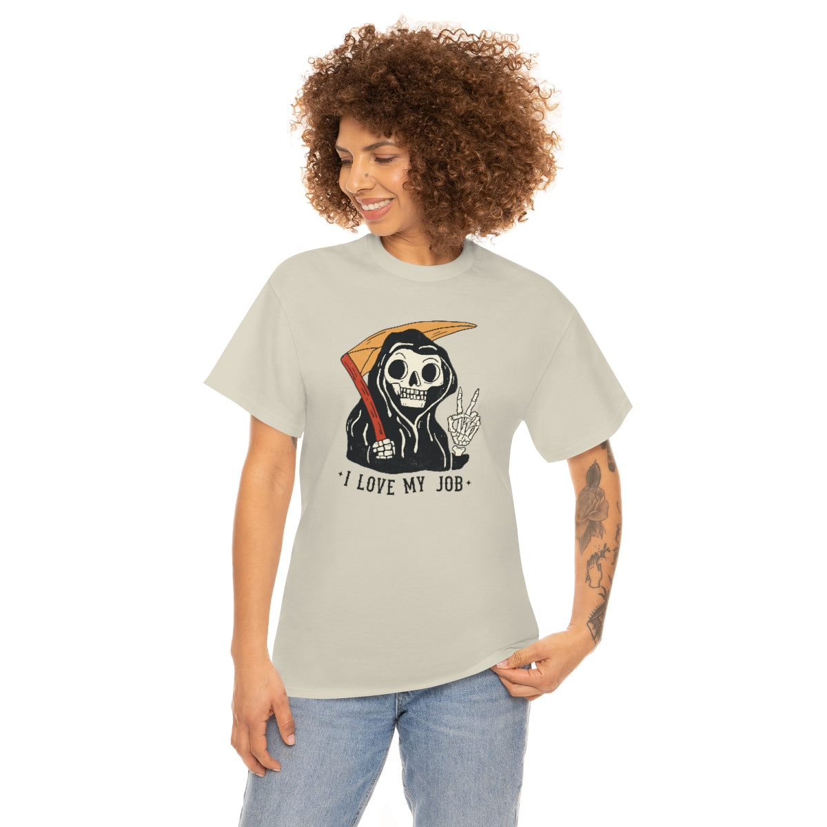 I like my job reaper t-shirt MINUS PUMPKIN