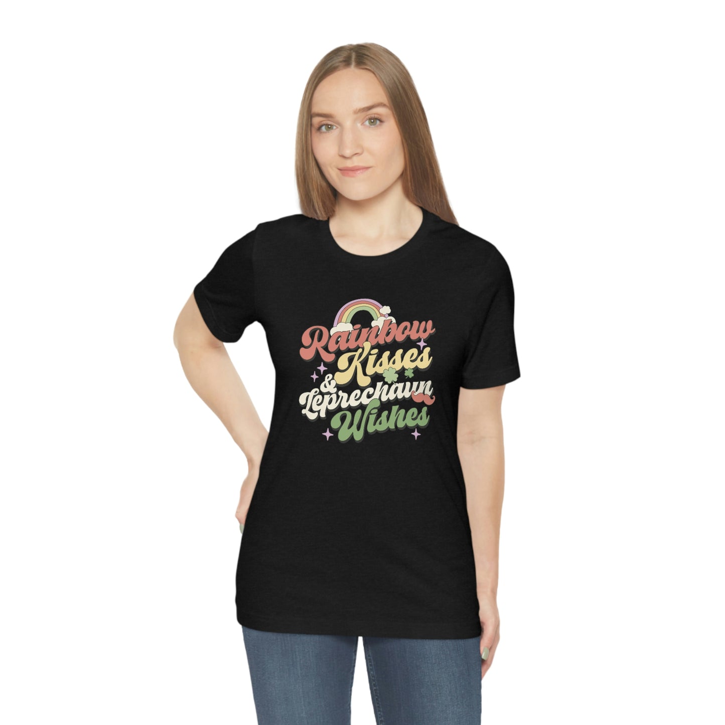 Rainbow Kisses and Leprechaun Kisses Saint Paddy's Day shirt