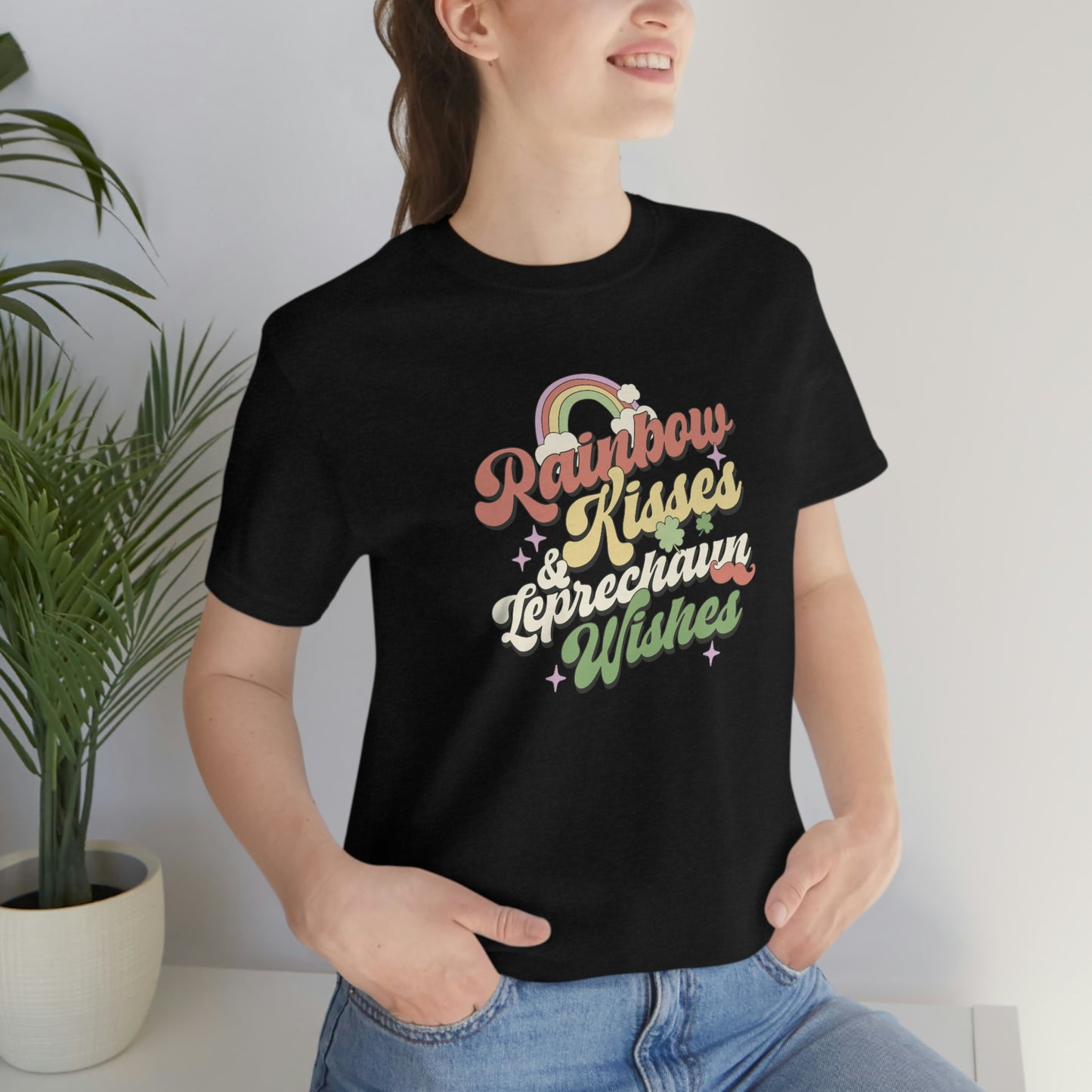 Rainbow Kisses and Leprechaun Kisses Saint Paddy's Day shirt