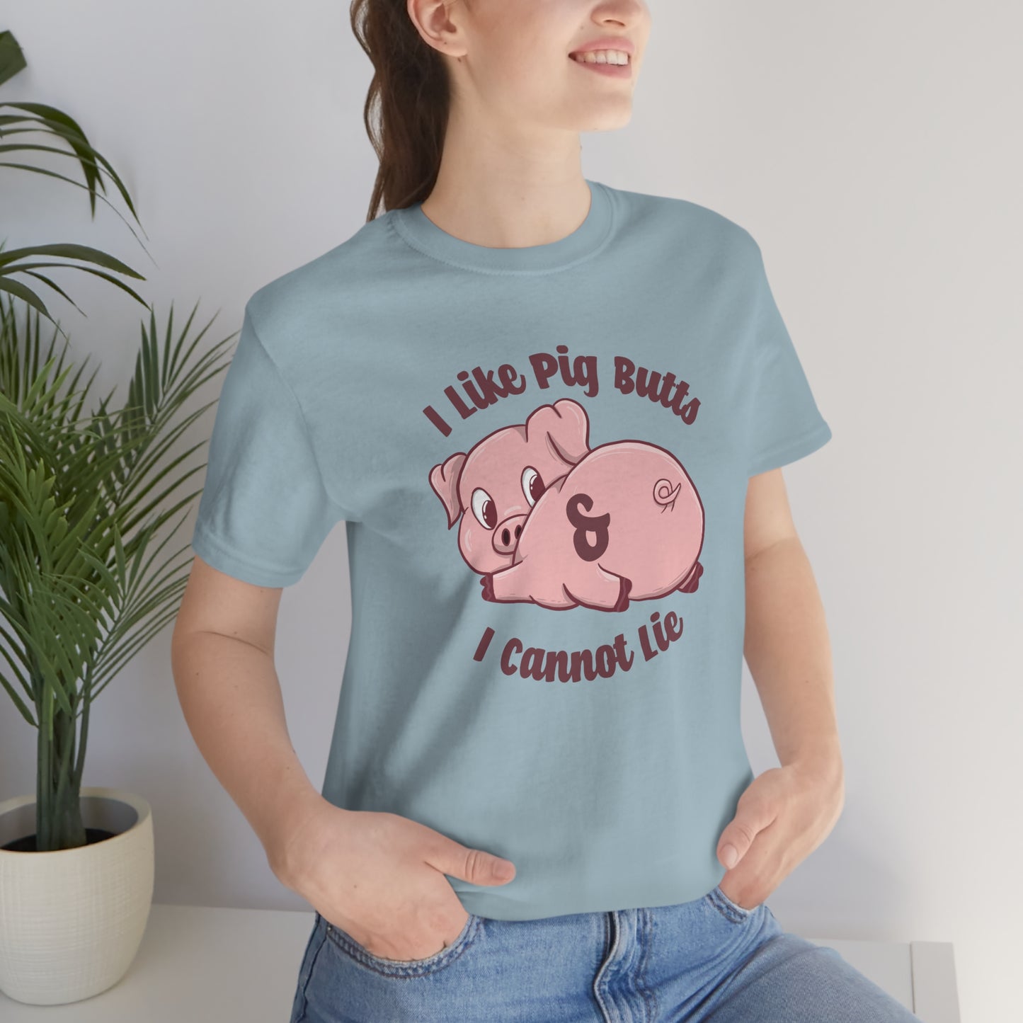 I like pig butts and I cannot lie Pig gift shirt