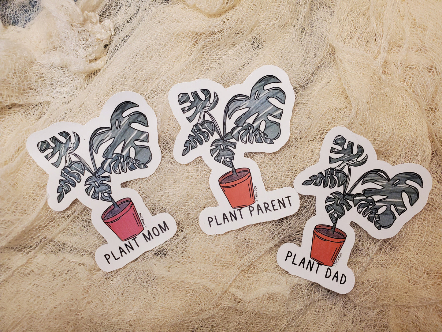 Plant Mom, Plant Parent, Plant Dad, You Grow Girl Waterproof Vinyl Sticker