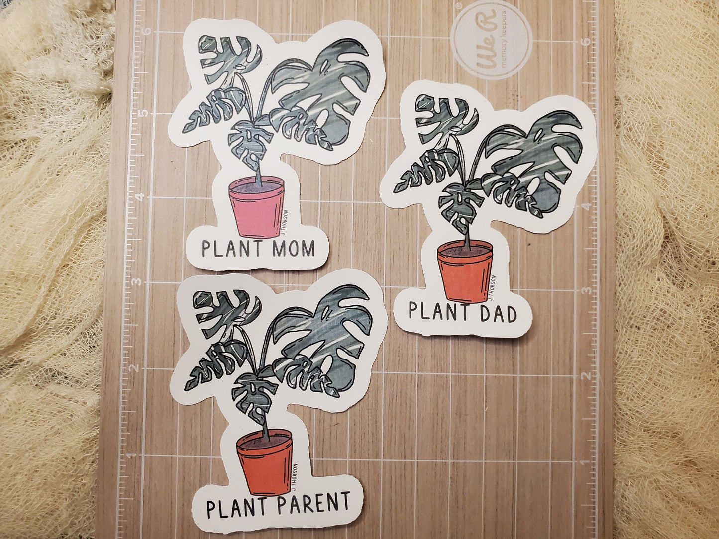 Plant Mom, Plant Parent, Plant Dad, You Grow Girl Waterproof Vinyl Sticker