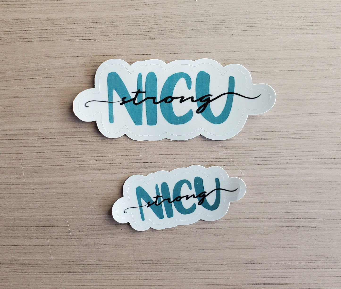 NICU Strong, NICU Tough, Preemie Strong, Fight Like A Preemie Ribbon, NICU Strong Ribbon Stickers